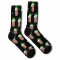 Funny Elf Photo Christmas Socks