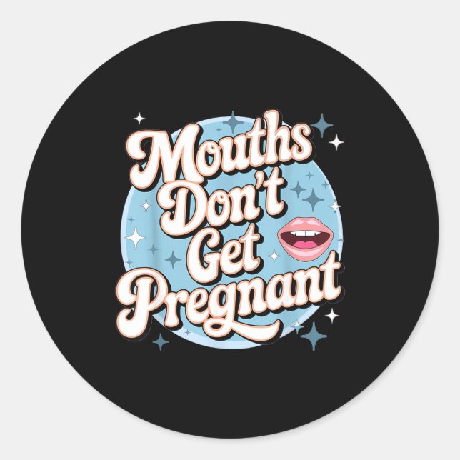 Funny Embarring Adult Humor Inappropriate Embarrin Classic Round Sticker (Front)