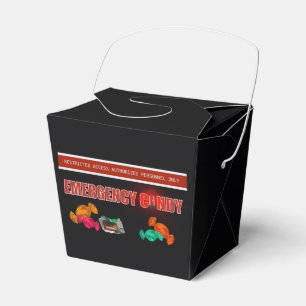 Funny Emergency Candy Construction Theme Favour Box
