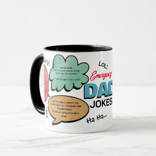 Funny Emergency Dad Jokes Gift Mug