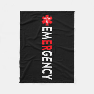 Funny emergency department emergency room nurse er fleece blanket