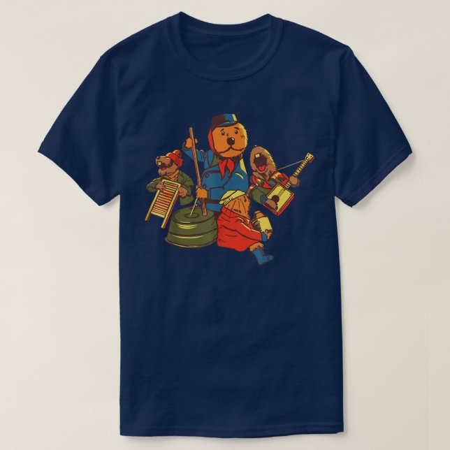 Funny Emmet Otter Christmas Jug Band 1977 Cartoon  T-Shirt (Design Front)