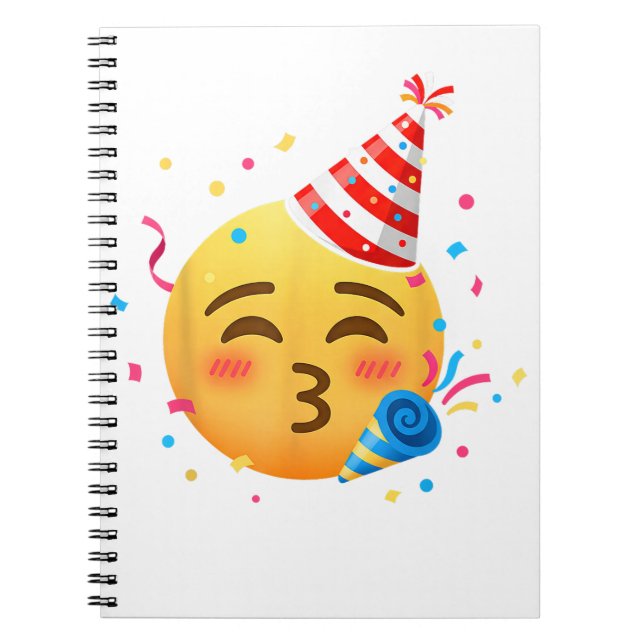 Funny Emoticon Party Notebook (Front)