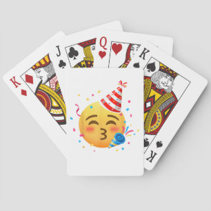 Funny Emoticon Party Playing Cards