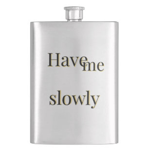 Funny emotional cute cool hip flask