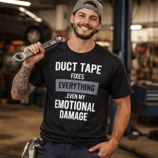 Funny Emotional Damage - Dark Dry Humor Graphic T-Shirt (Creator Uploaded)