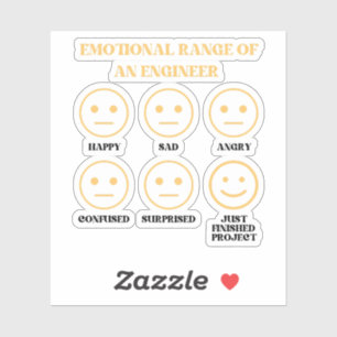 Funny Emotional Range Of An Engineer