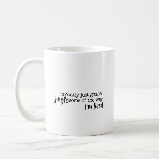 Funny Employee Christmas Humor Mug (Left)