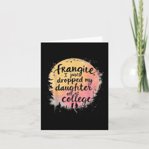 Funny Empty Nest Drop-off Day Tee For Mum Or Dad Card