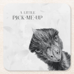Funny Emu Coaster A Little Pick-Me-Up