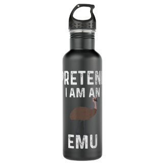 Funny Emu Design Bird Costume Emus 710 Ml Water Bottle