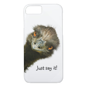 Funny Emu Just Say It Case-Mate iPhone Case