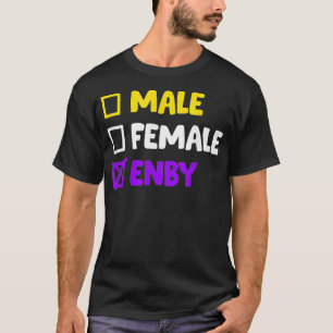 Funny Enby  Nonbinary LGBTQ Transgender  T-Shirt
