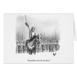 Funny Encouragement Humour Greeting Card