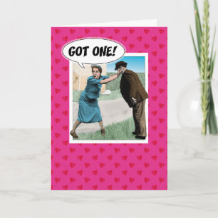 Funny engagement congratulations card