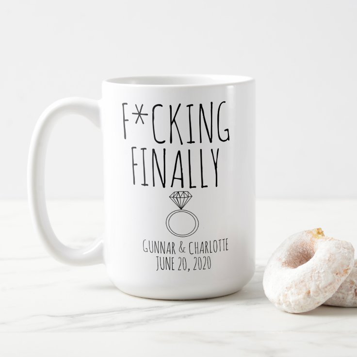 Funny Engagement Mug, Engagement Gift, Engagement Coffee Mug | Zazzle