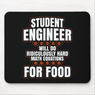 Funny Engineer Engineering College Student S Mouse Mat