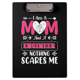 Funny Engineer Mum, Engineer Mum Clipboard