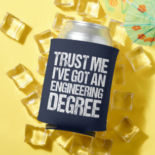 Funny Engineering Graduation Engineer Graduate Can Cooler