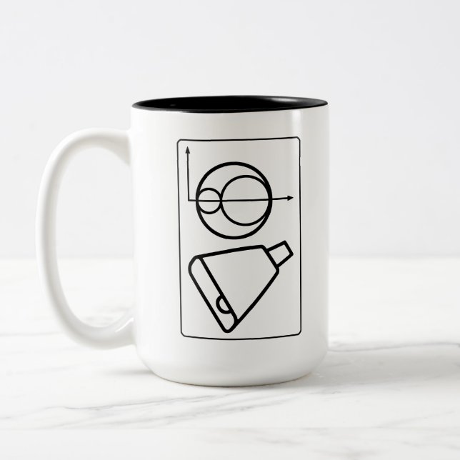 Funny Engineering Mohr's Circle More Cowbell Two-Tone Coffee Mug (Left)
