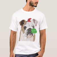 Funny English Bulldog Christmas