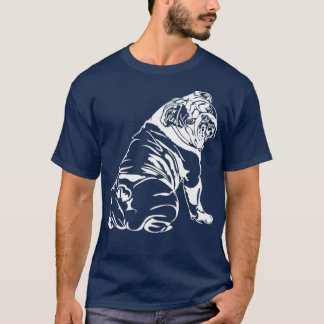 Funny English Bulldog  dog hund   gift T-Shirt