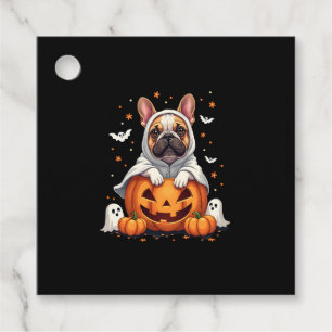 Funny English Bulldog Ghost Boo Halloween Womens M Favour Tags