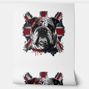 Funny English bulldog Wallpaper