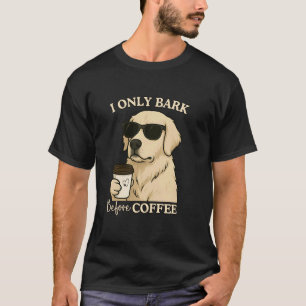 Funny English Cream Golden Retriever Gifts Mum Dad T-Shirt