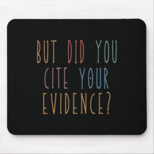 Funny English Teacher Back To School Mouse Mat