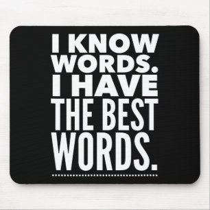 Funny English Teacher Gift - Trump Quote - The Bes Mouse Mat
