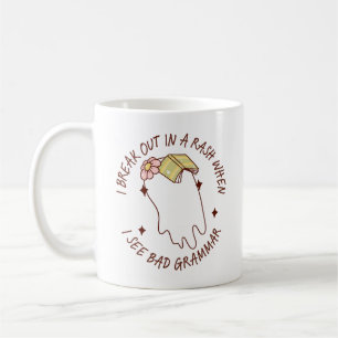 Funny English Teacher Grammar Quote Gift Coffee Mug
