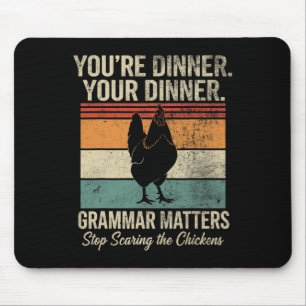 Funny English Teacher Grammar Stop Scaring The Chi Mouse Mat