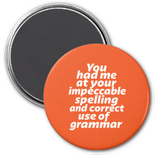 Funny English Teacher Humor Correct Use of Grammar Magnet