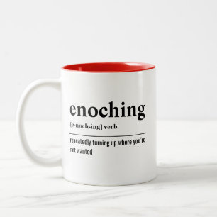 Funny enoching Definition Two-Tone Coffee Mug