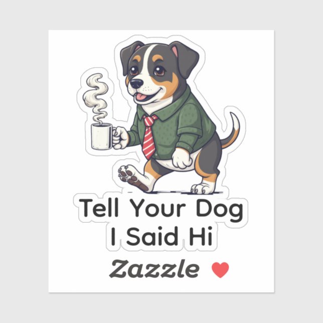 Funny Entlebucher Mountain Business Suit Coffee  (Sheet)