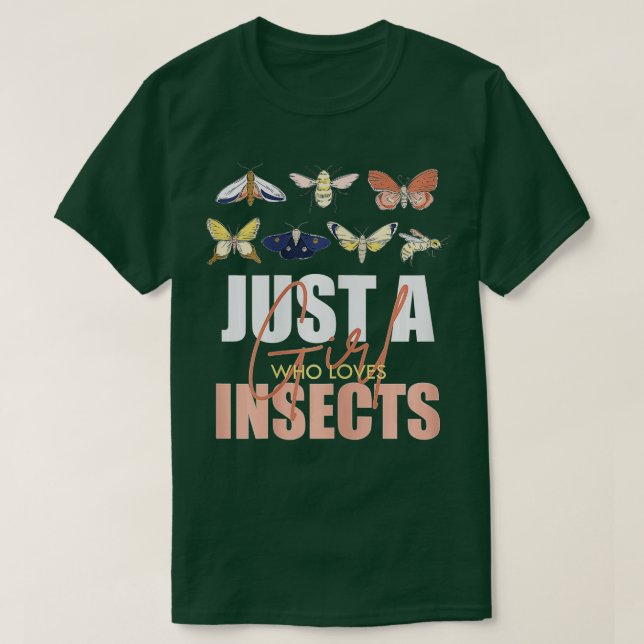 Funny Entomologist Insects Bug Identification Love T-Shirt (Design Front)