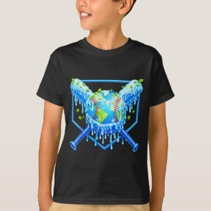 Funny environment planet baseball earth day men bo T-Shirt