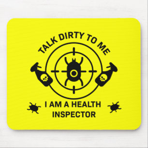 Funny Environmental Health Inspector Gift Mouse Mat