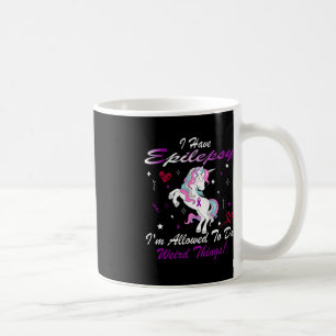 Funny Epilepsy Awareness Unicorn Purple I Have Epi Coffee Mug