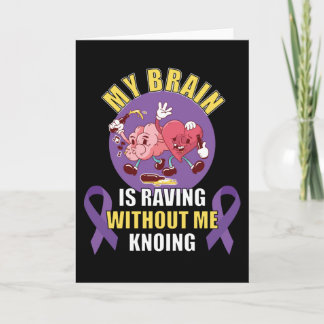 Funny Epilepsy Saying Card