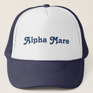 Funny Equestrian Horse Rider Alpha Mare  Trucker Hat