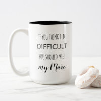 Funny Equestrian Horse Rider Difficult Mare