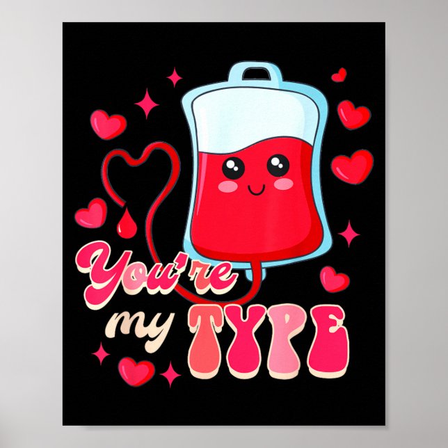 Funny Er Rn Nurse Nursing Valentine’s Day You're M Poster (Front)