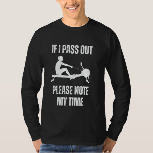 Funny ERG Machine Gym Ergometer Rowing Exercise T-Shirt