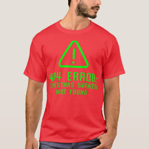 Funny Error 404 Christmas Sweater Not Found Geek N