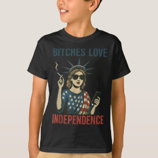 Funny Es Love Independence 4th Of July Shirt Women