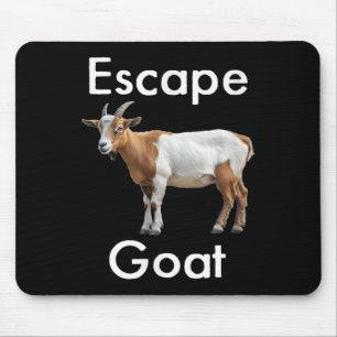 Funny Escape Goat Scapegoat Animal Huda Humour Isl Mouse Mat