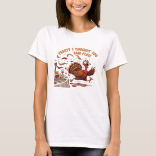 Funny Escaping Turkey Thanksgiving Classic T-Shirt