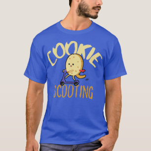 Funny EScooter Cute Kawaii Cookie Driving Scooter  T-Shirt